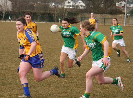 Donegal v Clare in the Ladies NFL.