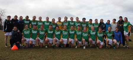 Donegal v Clare in the Ladies NFL.