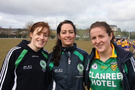 Donegal v Clare in the Ladies NFL.