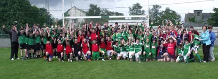 National Schools football blitz in Father Tierney Park welcomes Lory Meagher cup. Schools from Ballyshannon, Ballintra, Pettigo, and Frosses.