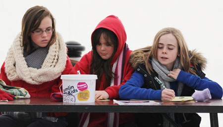 Shots from the Kilometres for kids fund-raiser at the Mall park.