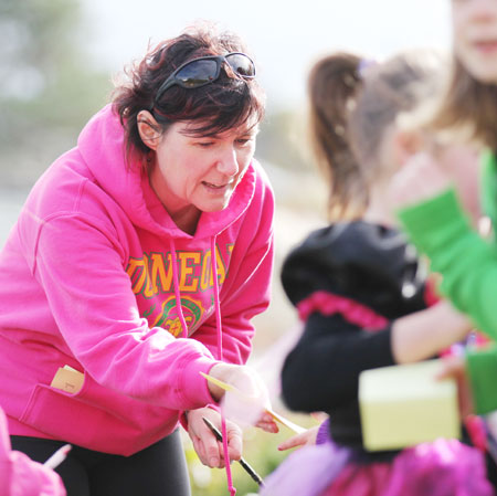 Shots from the Kilometres for kids fund-raiser at the Mall park.