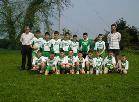 The McCumhaill’s team from Ballybofey which took part in the Willie Rogers Under 12 tournament in Ballyshannon last Saturday.