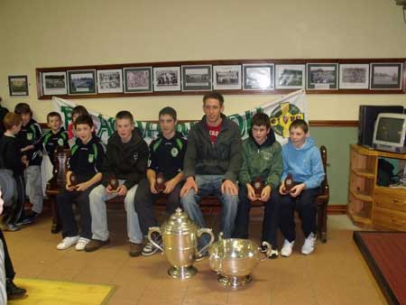 Aodh Ruadh's representatives on Donegal under 14 development squad Eddie Lynch, Tommy gillespie, Jamie McDonald, Michael Fennelly, Colm Kelly and Jamie Brennan.