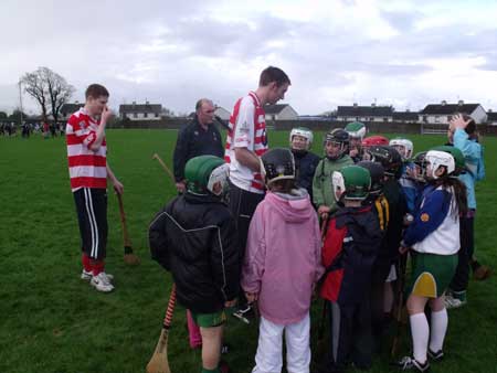 Michael taking questions from under 10s. 'What's with the Cork jersey?'