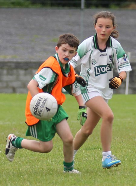 Action from the Mick Shannon Tournament in Father Tierney Park.