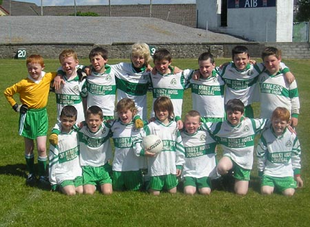 The Aodh Ruadh 'B' team which took part in the Mick Shannon under 10 tournament in Ballyshannon last Saturday..