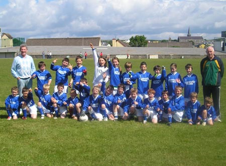 The Melvin Gaels 'A' and 'B' teams which took part in the Mick Shannon under 10 tournament in Ballyshannon last Saturday..