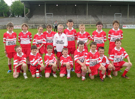 The Killybegs 'A' team which took part in the Michael Shannon Under 10 tournament in Ballyshannon last Saturday.