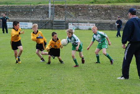 Action from the Aodh Ruadh v Bundoran 'A' game.