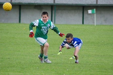 Action from the Saint Naul's v Naomh Chonaill game.
