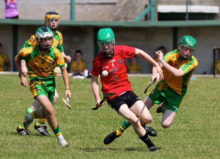 Action from the O'Keefe Cup tournament.