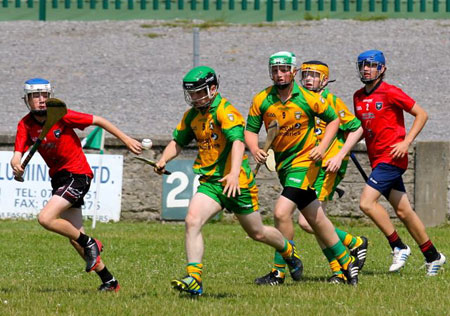 Action from the O'Keefe Cup tournament.