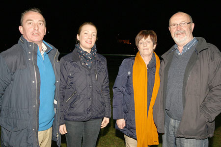 Scenes from turning on of the lights in Pirc Aoidh Ruaidh.