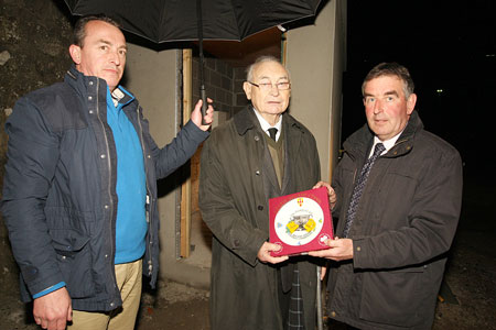 Scenes from turning on of the lights in Pirc Aoidh Ruaidh.