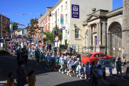 Action from the official opening of Pirc Aoidh Ruaidh.