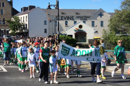 Action from the official opening of Pirc Aoidh Ruaidh.