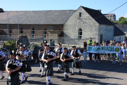 Action from the official opening of Pirc Aoidh Ruaidh.