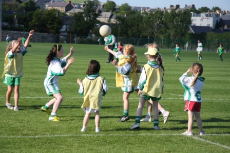 Action from the official opening of Pirc Aoidh Ruaidh.