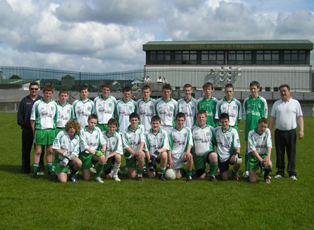 The Aodh Ruadh team which took part in the PJ Roper Under 16 tournament in Ballyshannon last Saturday.