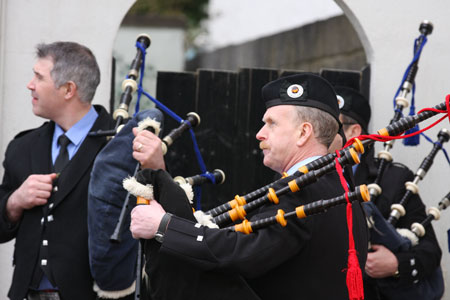 Aodh Ruadh take part in the 2011 Saint Patrick's Day parade.