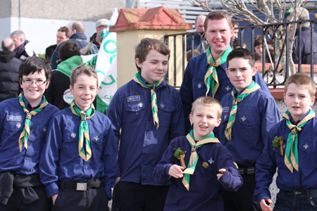 Aodh Ruadh take part in the 2011 Saint Patrick's Day parade.