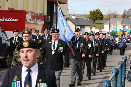 Aodh Ruadh take part in the 2011 Saint Patrick's Day parade.