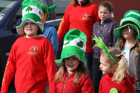 Aodh Ruadh take part in the 2011 Saint Patrick's Day parade.