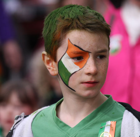 Aodh Ruadh take part in the 2011 Saint Patrick's Day parade.