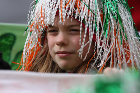 Aodh Ruadh take part in the 2011 Saint Patrick's Day parade.