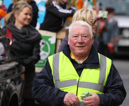 Aodh Ruadh take part in the 2011 Saint Patrick's Day parade.