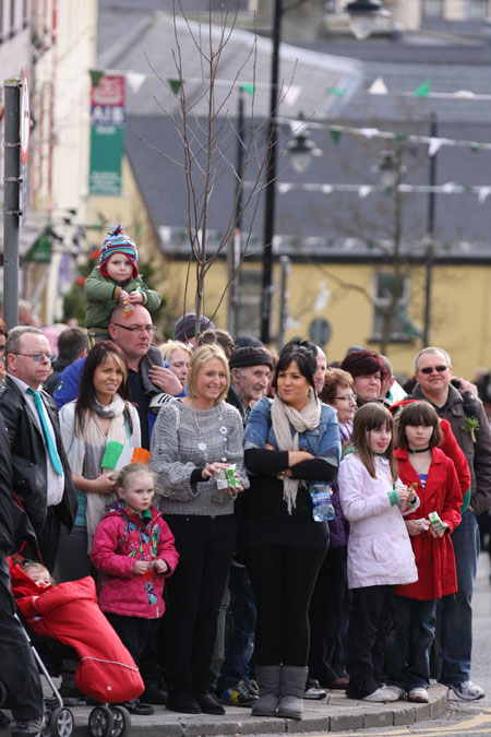 Aodh Ruadh take part in the 2011 Saint Patrick's Day parade.