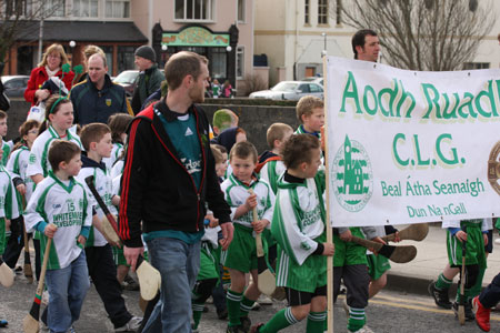 Aodh Ruadh take part in the 2011 Saint Patrick's Day parade.