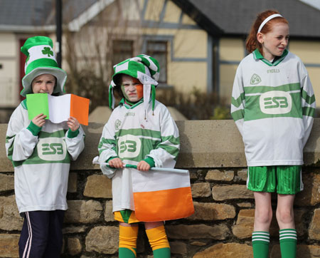 Aodh Ruadh take part in the 2012 Saint Patrick's Day parade.
