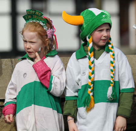 Aodh Ruadh take part in the 2012 Saint Patrick's Day parade.