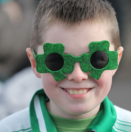 Aodh Ruadh take part in the 2012 Saint Patrick's Day parade.