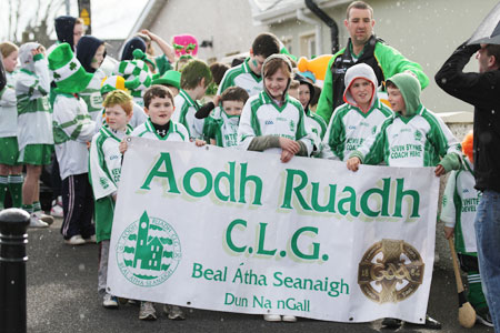 Aodh Ruadh take part in the 2012 Saint Patrick's Day parade.