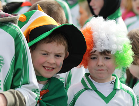 Aodh Ruadh take part in the 2012 Saint Patrick's Day parade.