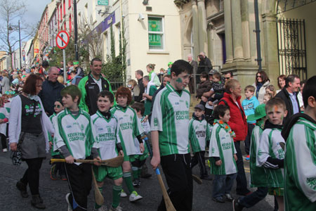 Aodh Ruadh take part in the 2012 Saint Patrick's Day parade.