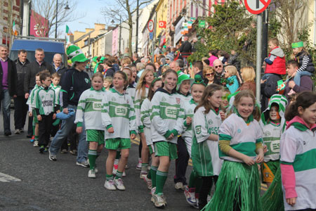 Aodh Ruadh take part in the 2012 Saint Patrick's Day parade.