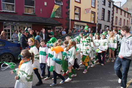 Aodh Ruadh take part in the 2012 Saint Patrick's Day parade.