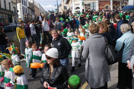 Aodh Ruadh take part in the 2012 Saint Patrick's Day parade.