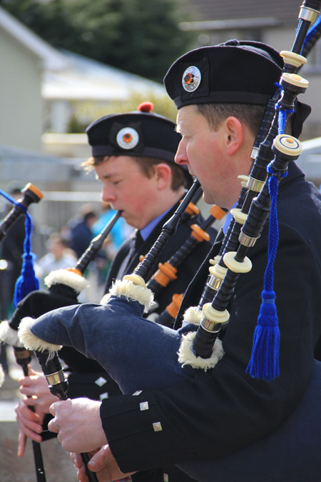 Aodh Ruadh take part in the 2013 Saint Patrick's Day parade.