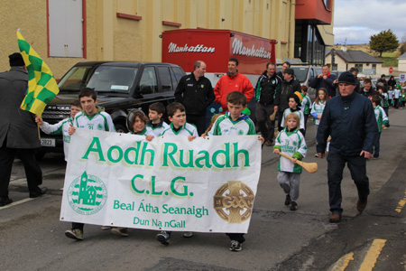 Aodh Ruadh take part in the 2013 Saint Patrick's Day parade.