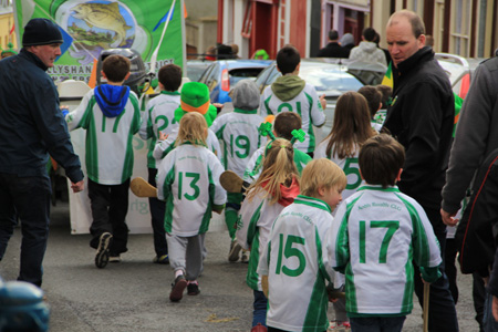 Aodh Ruadh take part in the 2013 Saint Patrick's Day parade.