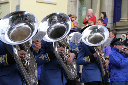 Aodh Ruadh take part in the 2013 Saint Patrick's Day parade.