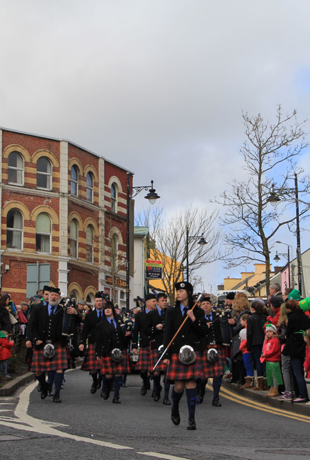 Aodh Ruadh take part in the 2013 Saint Patrick's Day parade.