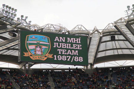 Action from the All-Ireland Senior Football Championship final between Donegal and Mayo.