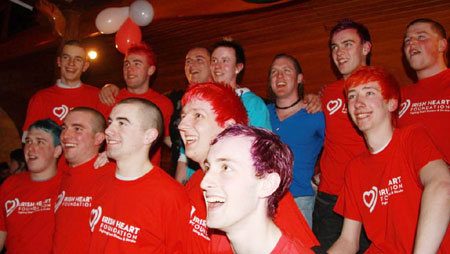 Some shots from the Shave or Dye fund-raiser.