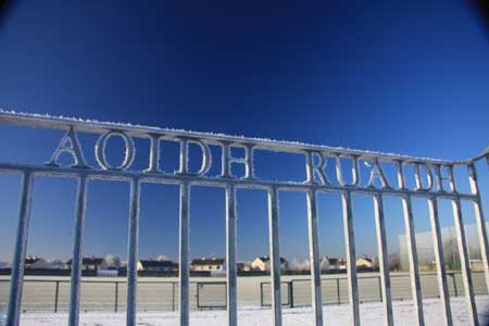 Aodh Ruadh under white.